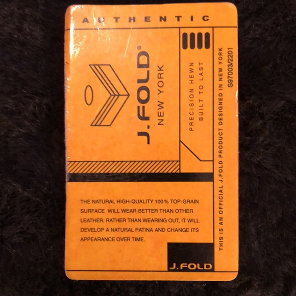 Vintage High End Leather Camo J-Fold. Jungle magnetic FPW. NWT - Picture 12 of 12